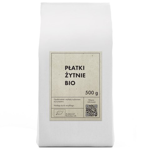 PŁATKI ŻYTNIE BIO 500 g - THE PLANET THE PLANET (Zakupy przyjazne Ziemi)