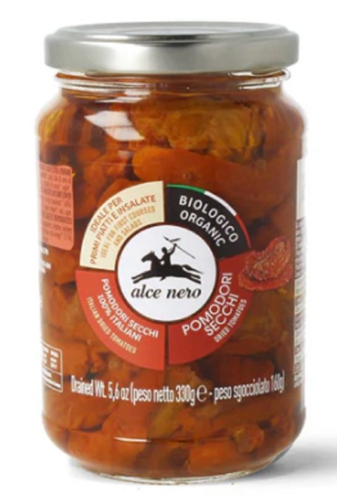 POMIDORY SUSZONE W OLIWIE BIO 330 g (160 g) - ALCE NERO ALCE NERO (włoskie produkty)