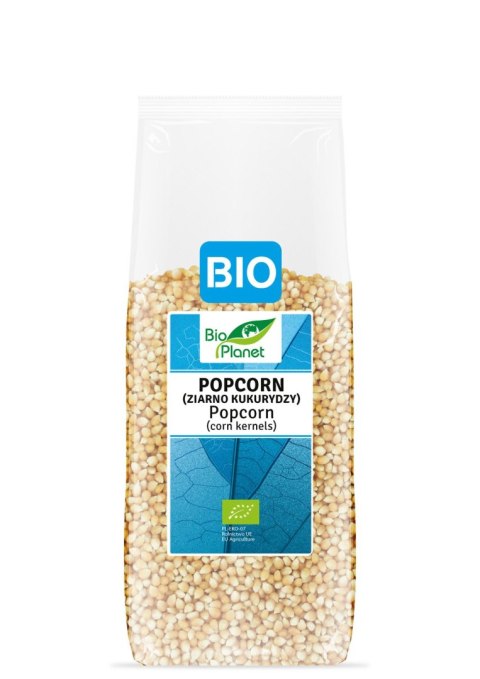 POPCORN (ZIARNO KUKURYDZY) BIO 400 g - BIO PLANET BIO PLANET - seria NIEBIESKA (ryże, kasze, ziarna)