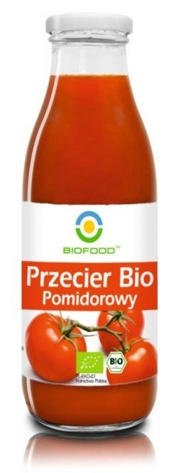 PRZECIER POMIDOROWY BEZGLUTENOWY BIO 500 ml - BIO FOOD BIOFOOD (soki, przetwory, octy, olej kokosowy)