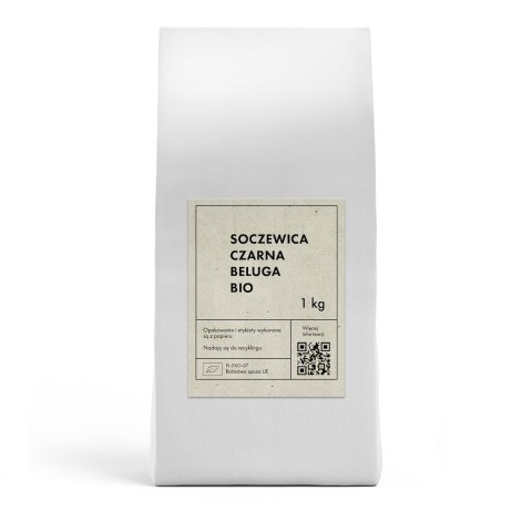 SOCZEWICA CZARNA BELUGA BIO 1 kg - THE PLANET THE PLANET (Zakupy przyjazne Ziemi)
