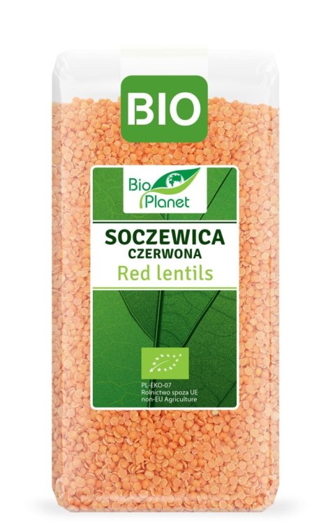 SOCZEWICA CZERWONA BIO 400 g - BIO PLANET BIO PLANET - seria ZIELONA (strączkowe)