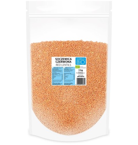 SOCZEWICA CZERWONA BIO 5 kg - HORECA (BIO PLANET) HORECA BIO - pozostałe