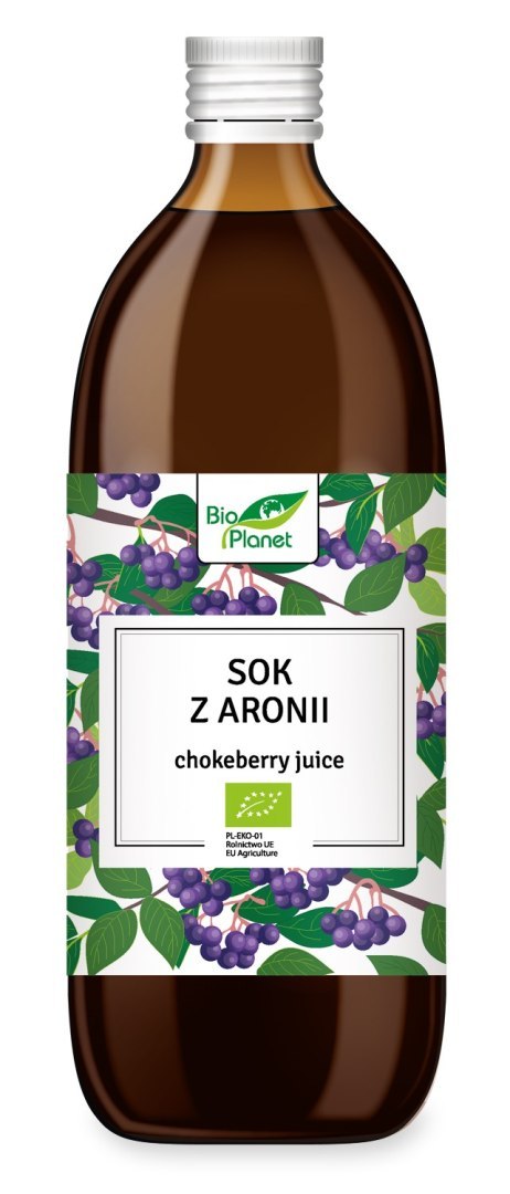 SOK Z ARONII NFC BIO 500 ml - BIO PLANET BIO PLANET - seria SOKI I ZAKWASY