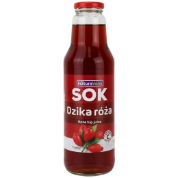 SOK Z DZIKIEJ RÓŻY 100 % 750 ml - NATURAVENA NATURAVENA