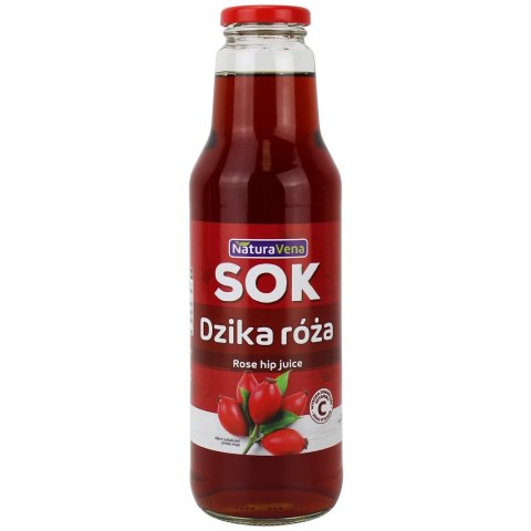 SOK Z DZIKIEJ RÓŻY 100 % 750 ml - NATURAVENA NATURAVENA