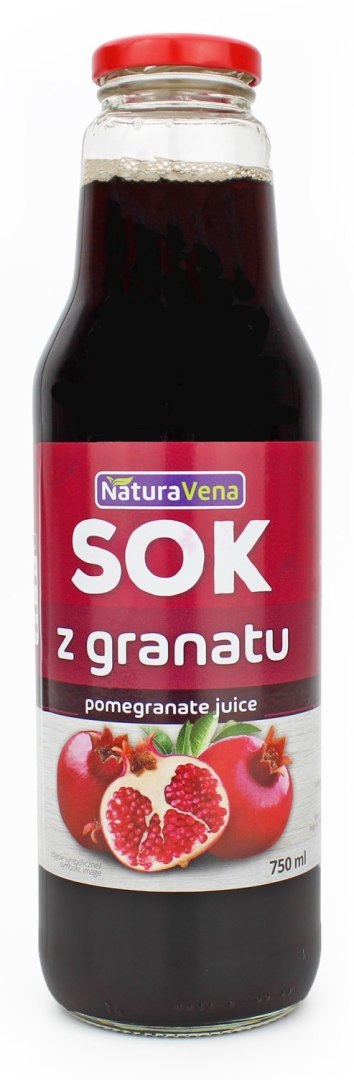 SOK Z GRANATU 100 % 750 ml - NATURAVENA NATURAVENA