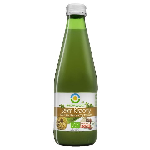 SOK Z SELERÓW KISZONYCH NFC BEZGLUTENOWY BIO 300 ml - BIO FOOD BIOFOOD (soki, przetwory, octy, olej kokosowy)