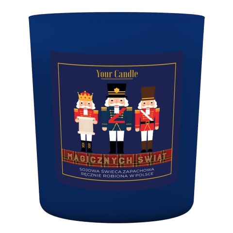 ŚWIECA SOJOWA ZAPACHOWA MAGICZNYCH ŚWIĄT 180 ml - YOUR CANDLE (PRODUKT SEZONOWY) YOUR CANDLE (świece, olejki eteryczne)