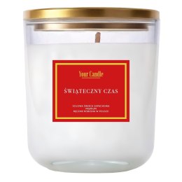 ŚWIECA SOJOWA ZAPACHOWA ŚWIĄTECZNY CZAS 180 ml - YOUR CANDLE (PRODUKT SEZONOWY) YOUR CANDLE (świece, olejki eteryczne)