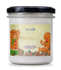 ŚWIECA SOJOWA ZAPACHOWA W SZKLE PIERNICZKI 300 ml - YOUR CANDLE (PRODUKT SEZONOWY) YOUR CANDLE (świece, olejki eteryczne)