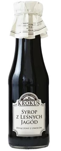 SYROP JAGODOWY BEZGLUTENOWY 355 g (280 ml) - KROKUS KROKUS (przetwory owocowe i warzywne)