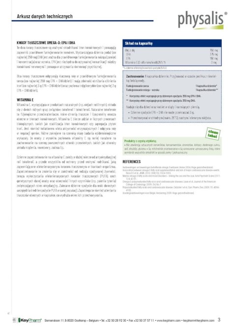 TABLETKI NA KONTROLĘ CHOLESTEROLU 30 szt. - PHYSALIS PHYSALIS (olejki eteryczne, suplementy)