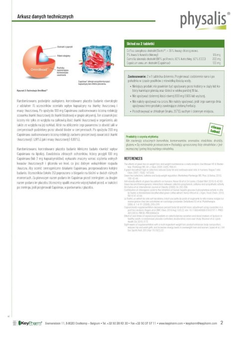 TABLETKI NA SPALANIE TŁUSZCZU 30 szt. - PHYSALIS PHYSALIS (olejki eteryczne, suplementy)