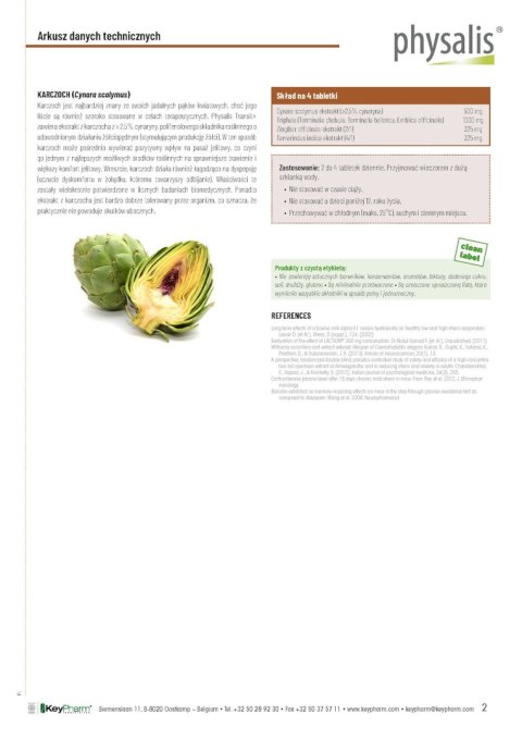 TABLETKI NA WSPARCIE PRACY JELIT (TRANSIT+) 60 szt. - PHYSALIS PHYSALIS (olejki eteryczne, suplementy)