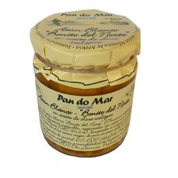 TUŃCZYK BIAŁY W BIO OLIWIE Z OLIWEK EXTRA VIRGIN 220 g (154 g) (SŁOIK) - PAN DO MAR PAN DO MAR (rybołówstwo zrównoważone)