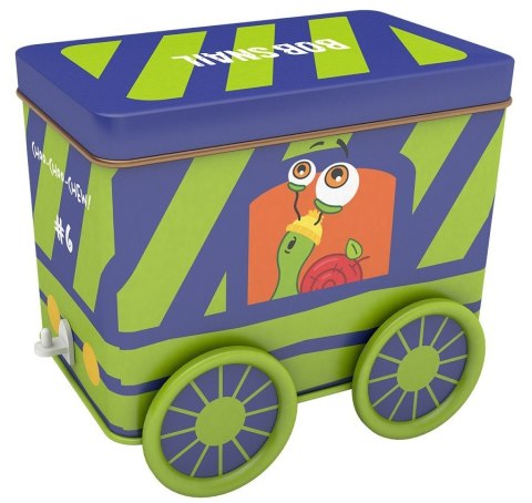 WAGON: PRZEKĄSKI I GALARETKI OWOCOWE Z ZABAWKĄ I NAKLEJKĄ BEZ DODATKU CUKRÓW BEZGLUTENOWE 107 g - BOB SNAIL (PRODUKT SEZONOWY) BOB SNAIL (przekąski owocowe)