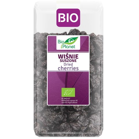 WIŚNIE SUSZONE BIO 400 g - BIO PLANET BIO PLANET - seria FIOLETOWA (owoce suszone)