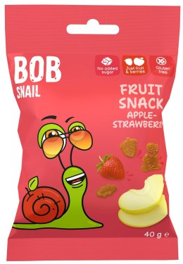ŻELKI JABŁKO - TRUSKAWKA BEZ ŻELATYNY BEZGLUTENOWE 40 g - BOB SNAIL BOB SNAIL (przekąski owocowe)