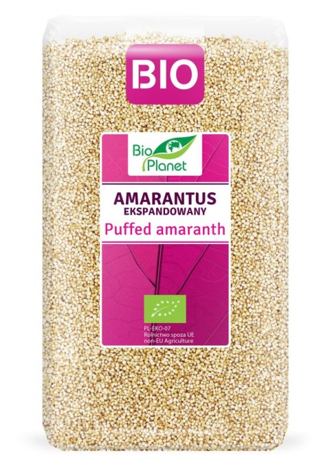 AMARANTUS EKSPANDOWANY BIO 150 g - BIO PLANET BIO PLANET - seria RÓŻOWA (płatki, otręby, musli)