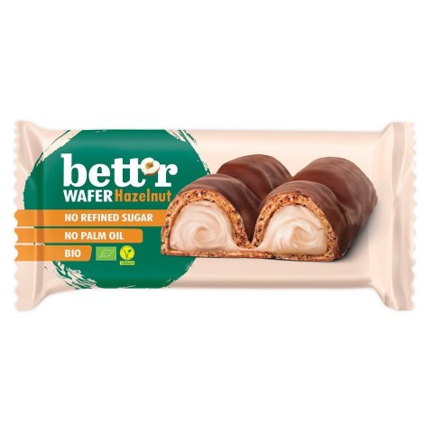 BATONIK Z NADZIENIEM ORZECHOWYM W CZEKOLADZIE BIO 30 g - BETT'R BETT'R (smoothie, kremy, praliny)