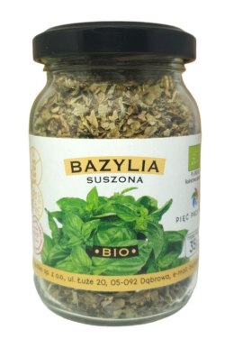 BAZYLIA SUSZONA BEZGLUTENOWA BIO 35 g - PIĘĆ PRZEMIAN PIĘĆ PRZEMIAN (produkty spożywcze)
