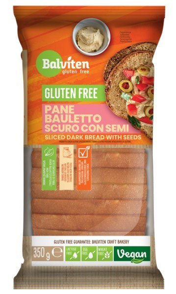 CHLEB CIEMNY Z ZIARNAMI KROJONY BEZGLUTENOWY 350 g - BALVITEN BALVITEN (chleby, mieszanki do wypieku)