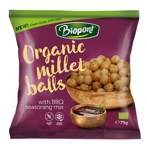 CHRUPKI JAGLANE BARBECUE BEZGLUTENOWE BIO 75 g - BIOPONT BIOPONT (chrupki bezglutenowe)