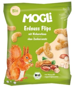 CHRUPKI O SMAKU ORZESZKÓW ZIEMNYCH BIO 30 g - MOGLI MOGLI (musy owocowe, przekąski)