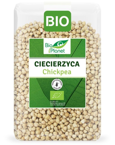 CIECIERZYCA BEZGLUTENOWA BIO 2 kg - BIO PLANET BIO PLANET - seria ZIELONA (strączkowe)