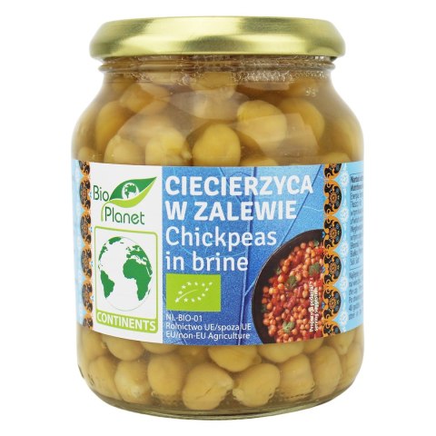 CIECIERZYCA W ZALEWIE BIO 350 g (230 g) (SŁOIK) - BIO PLANET BIO PLANET - seria INNE