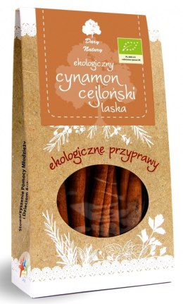 CYNAMON CEJLOŃSKI LASKA BIO 30 g - DARY NATURY DARY NATURY - przyprawy i zioła