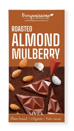 CZEKOLADA MIGDAŁY - MORWA BEZGLUTENOWA BIO 60 g - BENJAMISSIMO BENJAMISSIMO (czekolady, migdały, orzeszki)