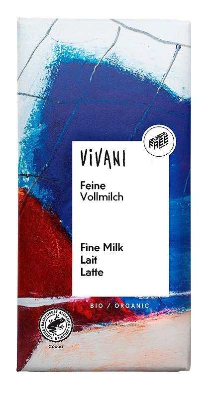 CZEKOLADA MLECZNA BIO 80 g - VIVANI VIVANI (czekolady, batony, kakao instant)