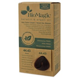 FARBA DO WŁOSÓW GŁĘBOKI ZŁOTO - MAHONIOWY BRĄZ (44.43) 250 g - BIOMAGIC BIOMAGIC (farby do włosów)