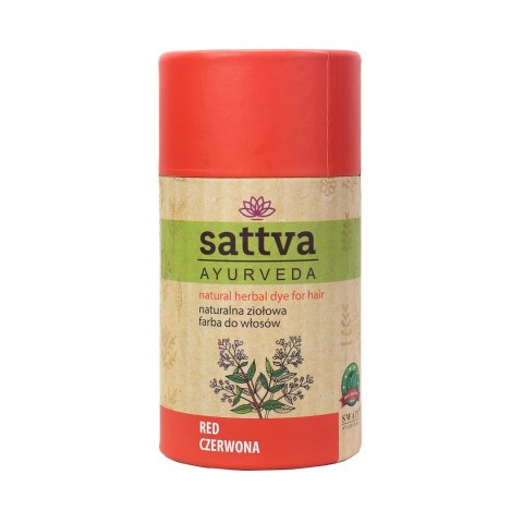HENNA CZERWONA ECO 150 g - SATTVA (AYURVEDA) SATTVA (kosmetyki ajurwedyjskie, kadzidełka)