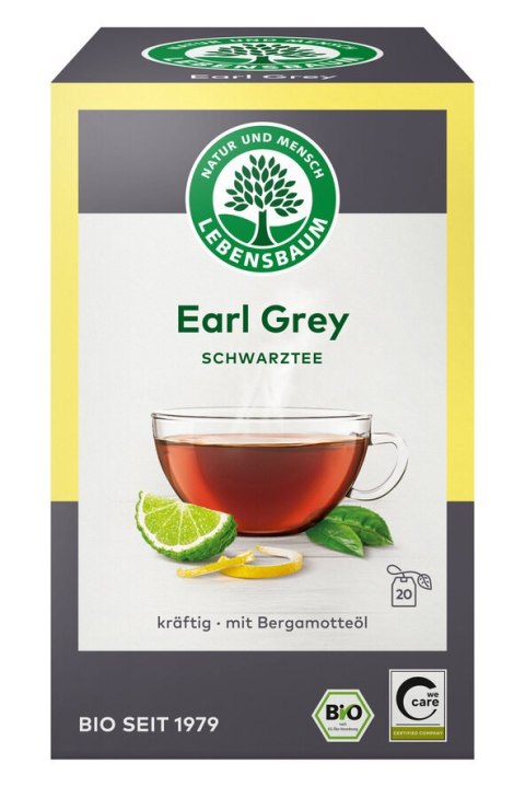 HERBATA CZARNA EARL GREY BIO (20 x 2 g) 40 g - LEBENSBAUM LEBENSBAUM (przyprawy, herbaty, kawy)