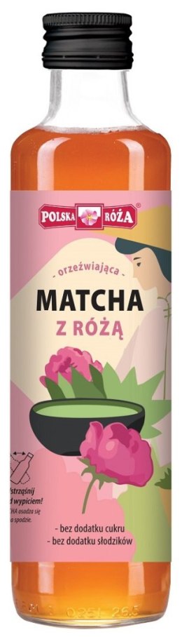 HERBATA MATCHA RÓŻANA 250 ml - POLSKA RÓŻA POLSKA RÓŻA (soki owocowe, syropy, shoty)