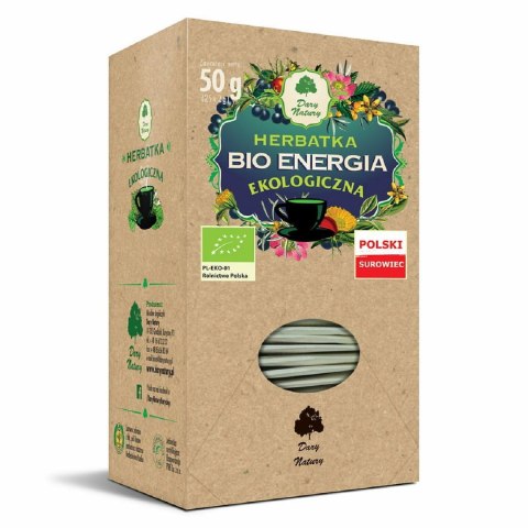 HERBATKA ENERGIA BIO (25 x 2 g) 50 g - DARY NATURY DARY NATURY - herbatki