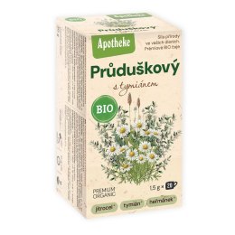 HERBATKA NA OSKRZELA Z TYMIANKIEM BIO (20 x 1,5 g) 30 g - APOTHEKE APOTHEKE (herbatki dla dzieci, dorosłych, błonnik