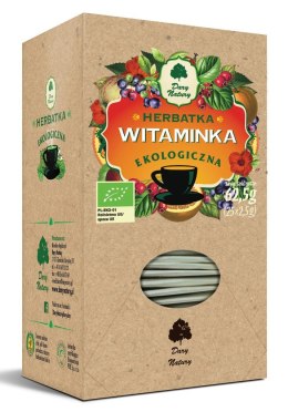 HERBATKA WITAMINKA BIO (25 x 2,5 g) 62,5 g - DARY NATURY DARY NATURY - herbatki