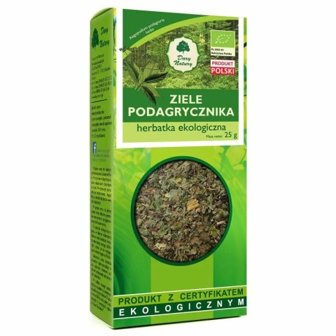 HERBATKA ZIELE PODAGRYCZNIKA BIO 25 g - DARY NATURY DARY NATURY - herbatki