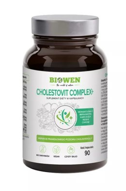 KAPSUŁKI NA PRAWIDŁOWY POZIOM CHOLESTEROLU CHOLESTOVIT COMPLEX+ 90 szt. - BIOWEN BIOWEN (suplementy diety)