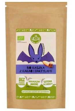 KASZKA ORKISZOWO - OWSIANA Z KAKAO I DAKTYLAMI BEZ DODATKU CUKRÓW BIO 200 g - HELPA HELPA (kaszki)