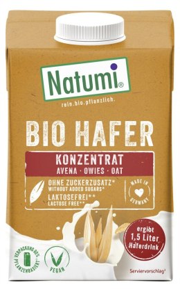 KONCENTRAT NAPOJU OWSIANEGO BEZ DODATKU CUKRÓW BIO 500 ml - NATUMI NATUMI (napoje i kremy roślinne)
