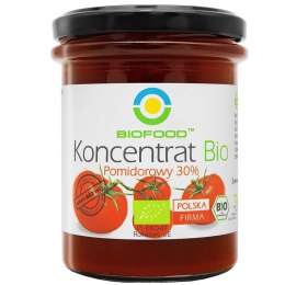 KONCENTRAT POMIDOROWY 30 % BEZGLUTENOWY BIO 200 g - BIOFOOD BIOFOOD (soki, przetwory, octy, olej kokosowy)