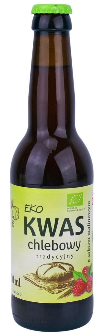 KWAS CHLEBOWY Z SOKIEM MALINOWYM BIO 330 ml - EKO NATURA EKO NATURA (kwasy chlebowe)