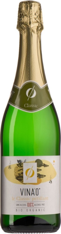 LE CLASSIC PETILLANT BEZALKOHOLOWE MUSUJĄCE BIO 750 ml - VINA0 VINA0