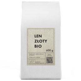 LEN ZŁOTY (SIEMIĘ LNIANE) BIO 600 g - THE PLANET THE PLANET (Zakupy przyjazne Ziemi)