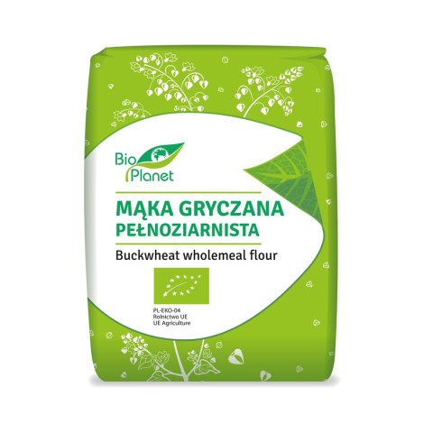 MĄKA GRYCZANA PEŁNOZIARNISTA BIO 1 kg - BIO PLANET BIO PLANET - seria MĄKI I SKROBIE
